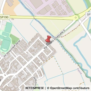 Mappa Via Vittorio Emanuele II, 57, 27022 Casorate Primo, Pavia (Lombardia)