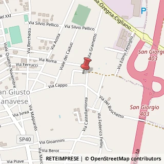 Mappa Via Asti, 14, 10090 San Giusto Canavese, Torino (Piemonte)
