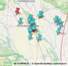 Mappa Corso Re Arduino, 10086 Rivarolo Canavese TO, Italia (2.959)