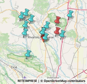 Mappa Corso Re Arduino, 10086 Rivarolo Canavese TO, Italia (6.60357)