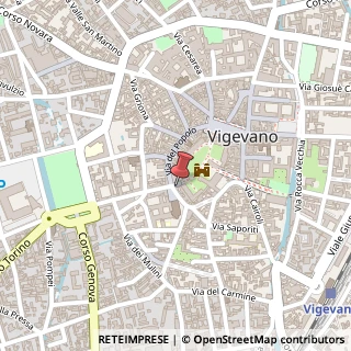 Mappa Via del Popolo, 6/a, 27029 Vigevano, Pavia (Lombardia)