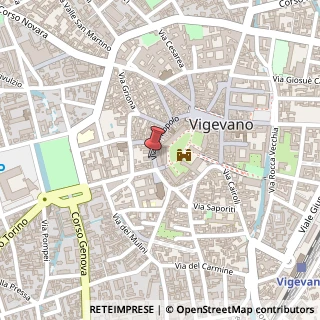 Mappa Via del Popolo, 17, 27029 Vigevano, Pavia (Lombardia)
