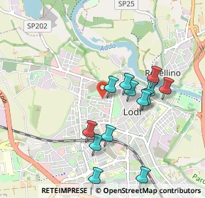 Mappa Via D'Azeglio Massimo, 26900 Lodi LO, Italia (0.91769)
