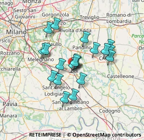 Mappa Via D'Azeglio Massimo, 26900 Lodi LO, Italia (10.873)