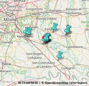 Mappa Via D'Azeglio Massimo, 26900 Lodi LO, Italia (7.4275)