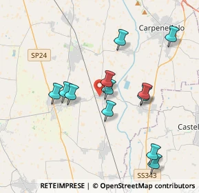 Mappa 25010 Visano BS, Italia (3.60917)