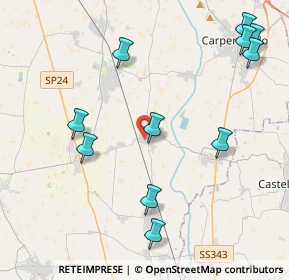 Mappa 25010 Visano BS, Italia (4.91273)