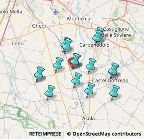 Mappa 25010 Visano BS, Italia (5.92125)