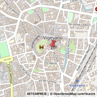 Mappa Via Agnese Riberia, 1, 27029 Vigevano, Pavia (Lombardia)