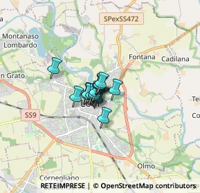 Mappa Via S. Giacomo, 26900 Lodi LO, Italia (0.61824)