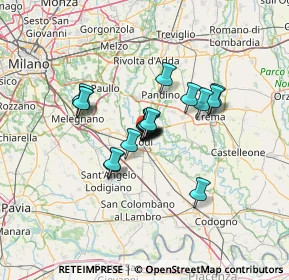 Mappa Via S. Giacomo, 26900 Lodi LO, Italia (8.39474)