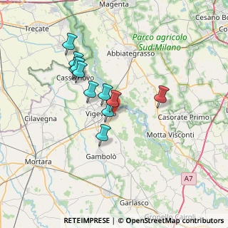 Mappa Via Emilio Morosini, 27029 Vigevano PV, Italia (5.85545)