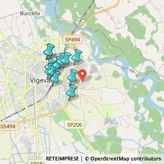 Mappa Via Emilio Morosini, 27029 Vigevano PV, Italia (1.51333)
