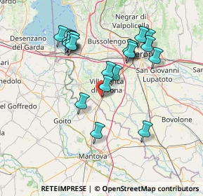 Mappa Via Artigianato, 37060 Mozzecane VR, Italia (14.4515)
