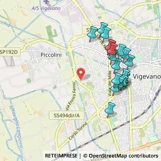 Mappa Strada degli Olmi, 27029 Vigevano PV, Italia (1.0755)