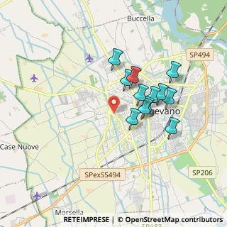 Mappa Strada degli Olmi, 27029 Vigevano PV, Italia (1.45083)