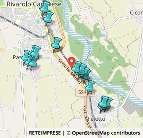 Mappa SS 460 di Ceresole, 10086 Rivarolo Canavese TO, Italia (1.0135)