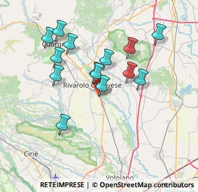 Mappa SS 460 di Ceresole, 10086 Rivarolo Canavese TO, Italia (6.61214)