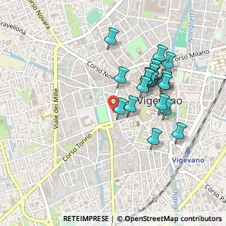Mappa Via Armando Diaz, 27029 Vigevano PV, Italia (0.4275)