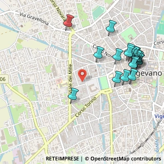 Mappa Via Ambrogio Raffele, 27029 Vigevano PV, Italia (0.621)