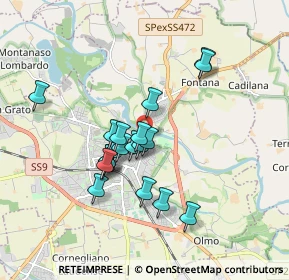 Mappa Via Padre Giulio Granata, 26900 Lodi LO, Italia (1.465)