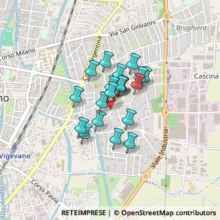 Mappa Viale manzoni, 27029 Vigevano PV, Italia (0.2825)