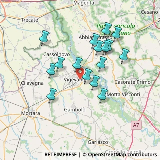 Mappa Viale manzoni, 27029 Vigevano PV, Italia (6.73625)