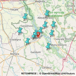 Mappa Viale manzoni, 27029 Vigevano PV, Italia (5.97)
