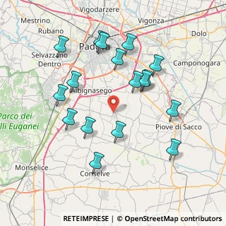 Mappa Via Roma, 35020 Casalserugo PD, Italia (7.8)