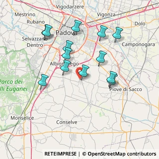 Mappa Via Roma, 35020 Casalserugo PD, Italia (7.26)