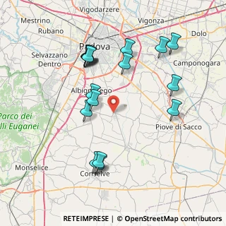 Mappa Via Roma, 35020 Casalserugo PD, Italia (8.04824)