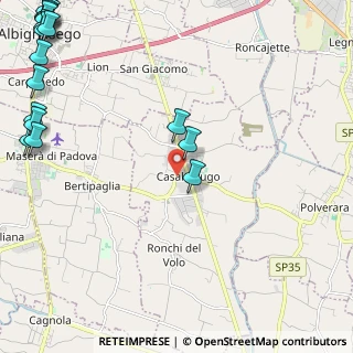 Mappa Via Roma, 35020 Casalserugo PD, Italia (3.67294)
