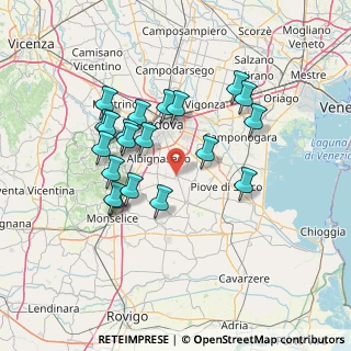 Mappa Via Roma, 35020 Casalserugo PD, Italia (13.0895)