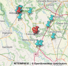 Mappa Via Don Colzani, 27022 Casorate primo PV, Italia (7.67867)