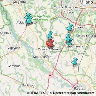Mappa Via Don Colzani, 27022 Casorate primo PV, Italia (7.11727)