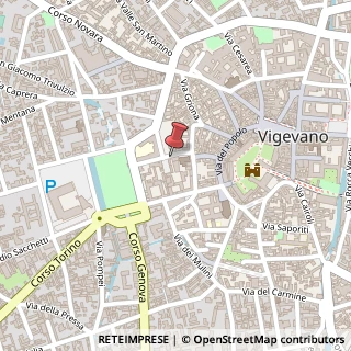 Mappa Via Armando Diaz, 4, 27029 Vigevano, Pavia (Lombardia)