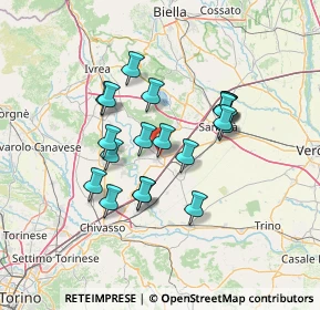 Mappa Via Fratelli Rosselli, 13043 Cigliano VC, Italia (11.465)
