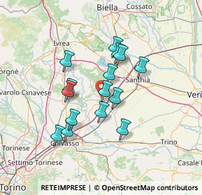 Mappa Via Fratelli Rosselli, 13043 Cigliano VC, Italia (11.28467)
