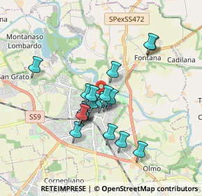 Mappa Via G. Strepponi, 26900 Lodi LO, Italia (1.3785)