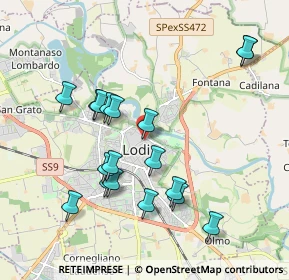 Mappa Corso Adda, 26900 Lodi LO, Italia (1.91667)