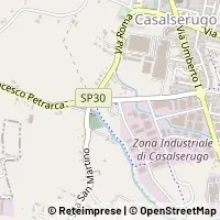 地図 Casalserugo