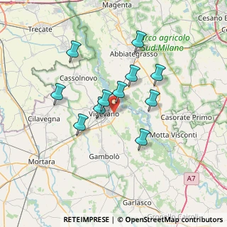 Mappa Via Aguzzafame, 27029 Vigevano PV, Italia (5.96364)