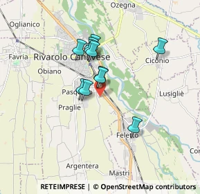 Mappa Strada Ceresetta 9, 10086 Rivarolo Canavese TO (1.33)