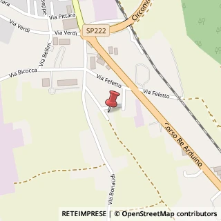 Mappa Strada Ceresetta, 9, 10086 Rivarolo Canavese, Torino (Piemonte)