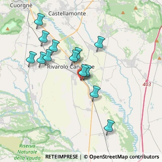 Mappa Strada Ceresetta 9, 10086 Rivarolo Canavese TO (3.70077)