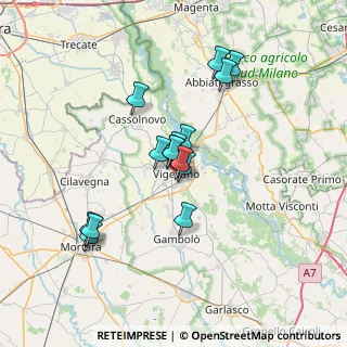 Mappa Via Felice Cavallotti, 27029 Vigevano PV, Italia (5.646)