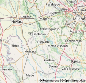 Mappa 27029 Vigevano PV, Italia (11.974)