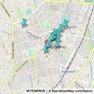 Mappa Via Felice Cavallotti, 27029 Vigevano PV, Italia (0.27667)