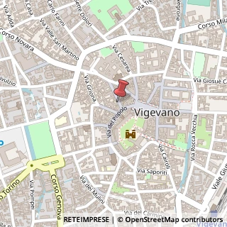 Mappa Via del Pozzo Simone, 8, 27029 Vigevano, Pavia (Lombardia)