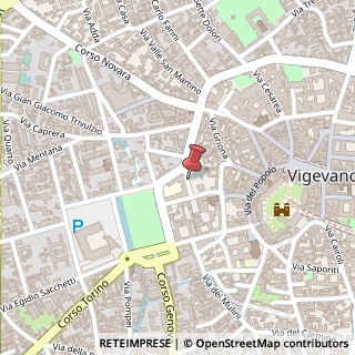 Mappa Via Luigi Cadorna, 1, 27029 Vigevano, Pavia (Lombardia)